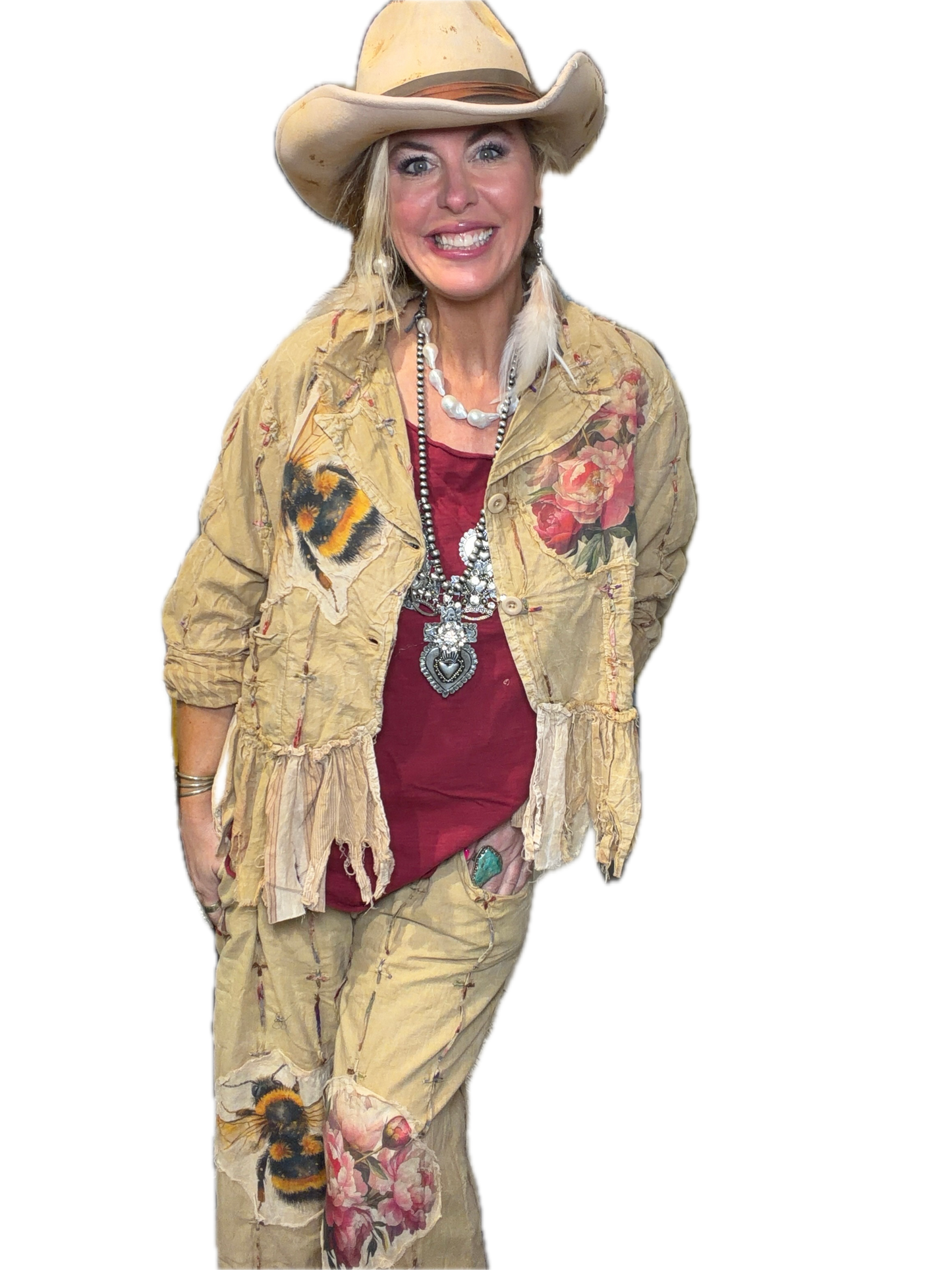 A Rare Bird- Bumblebee Rose Jacket