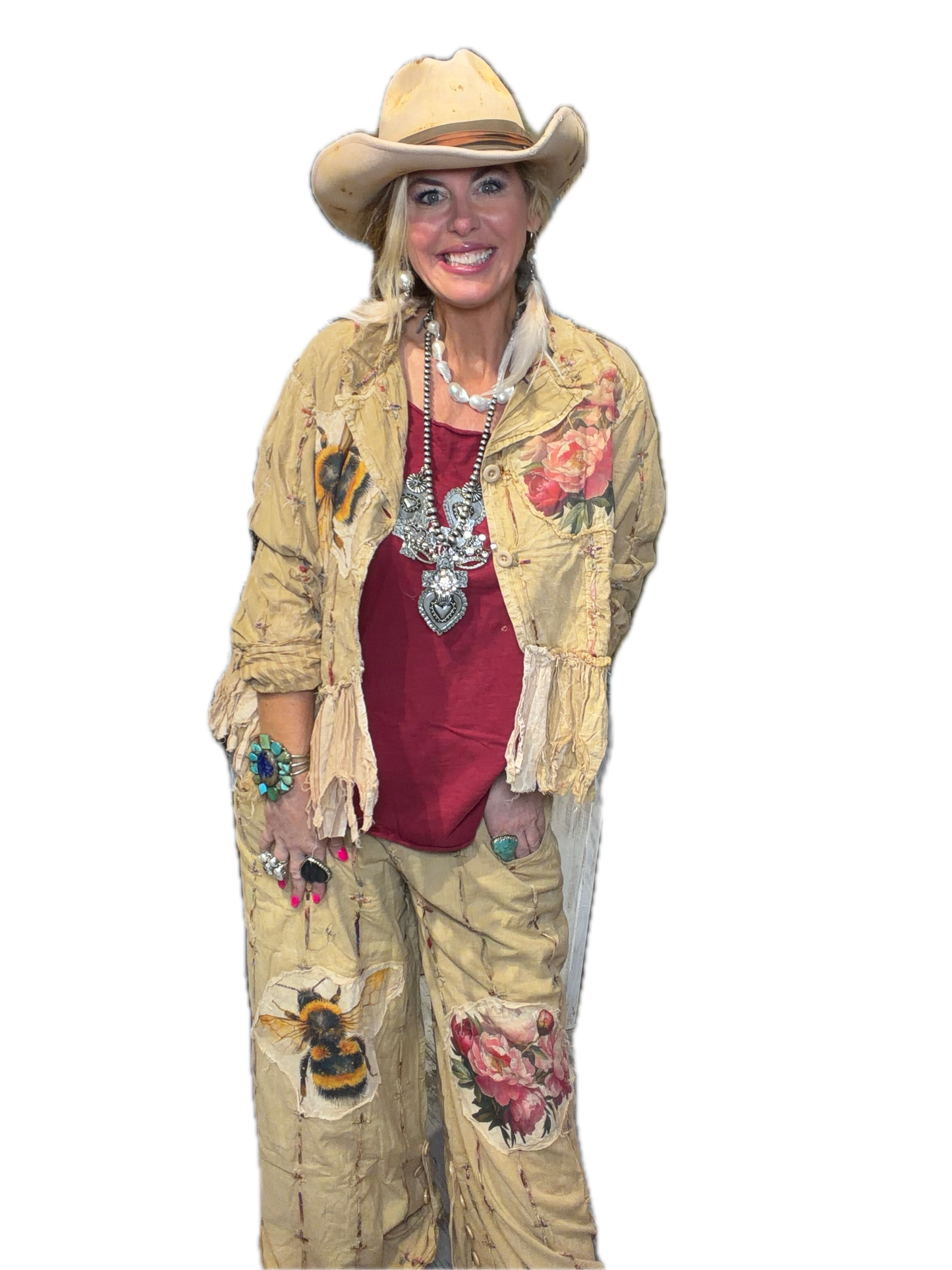 A Rare Bird- Bumblebee Rose Jacket