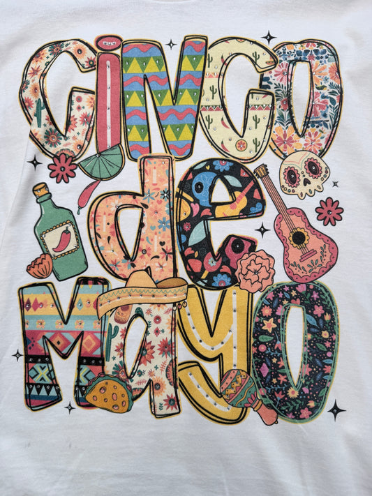 Cinco De Mayo Collage T-Shirt- ERR Original *Final Sale*