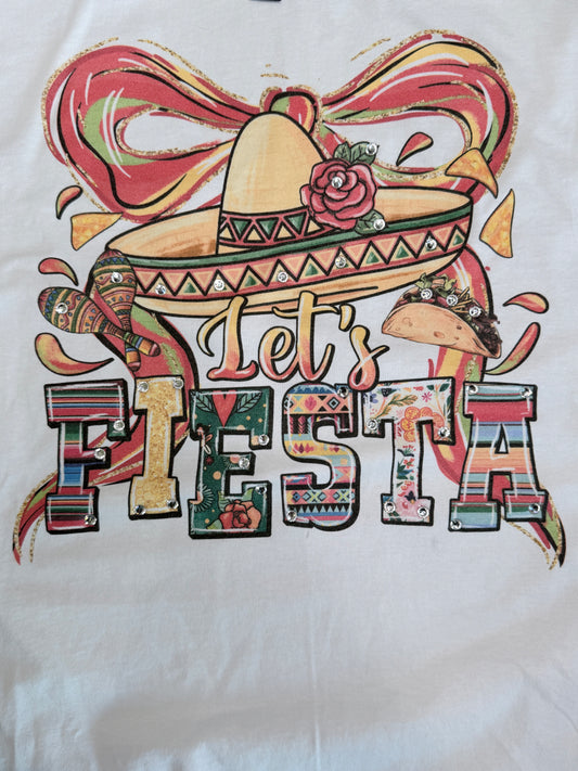 Glitzy Let’s Fiesta T-Shirt - ERR Original *Final Sale*