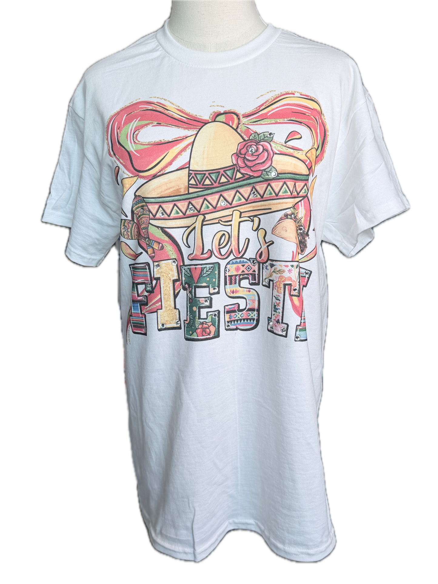Glitzy Let’s Fiesta T-Shirt - ERR Original *Final Sale*
