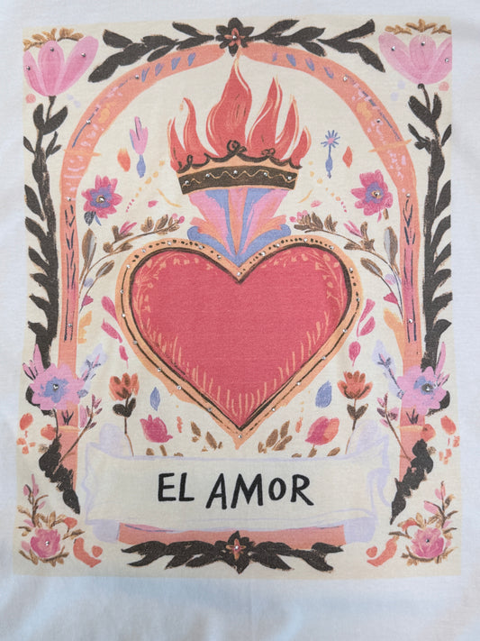 El Amor T-Shirt (Christy Style) - ERR Original *Final Sale*