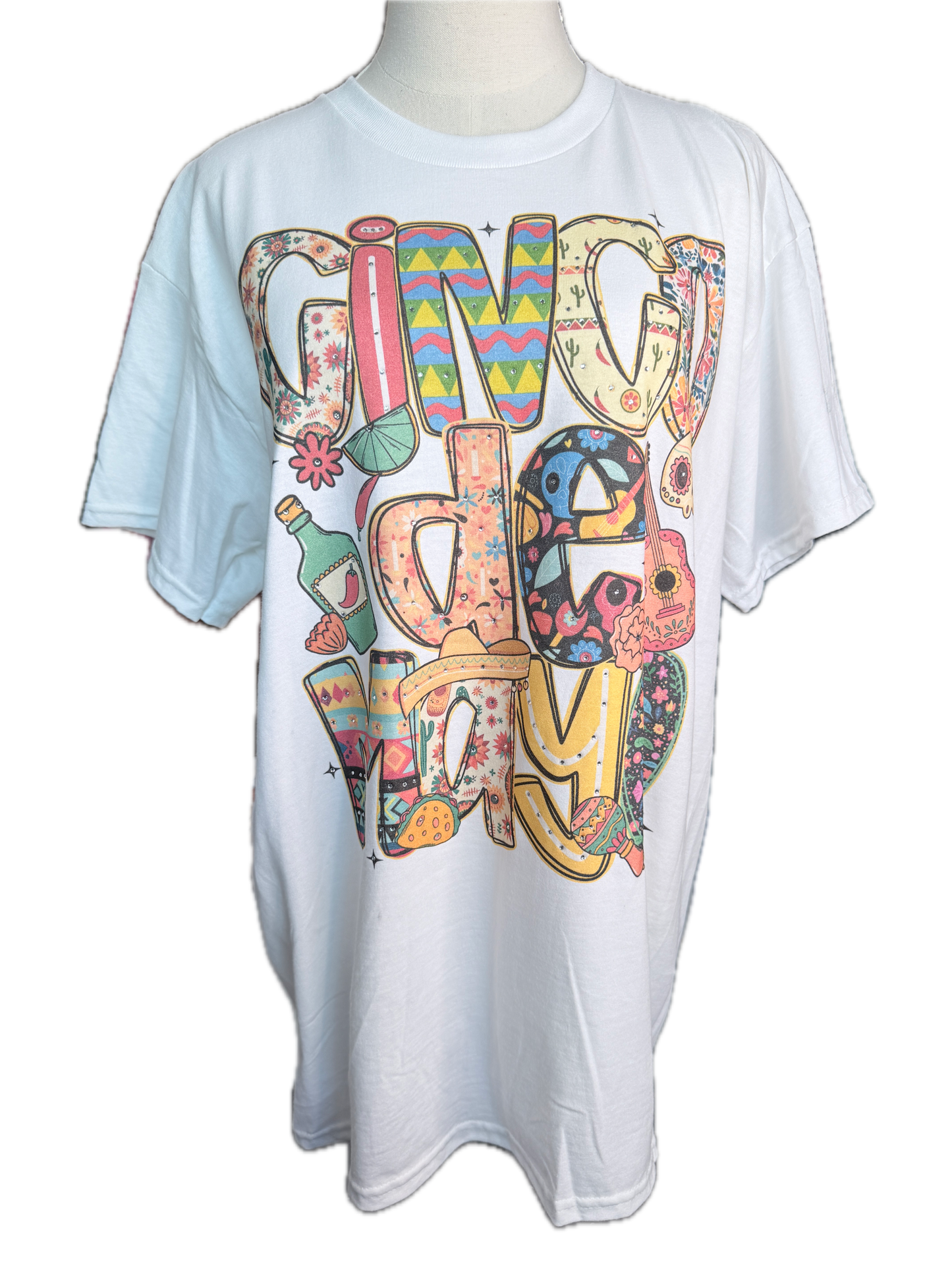 Cinco De Mayo Collage T-Shirt- ERR Original *Final Sale*
