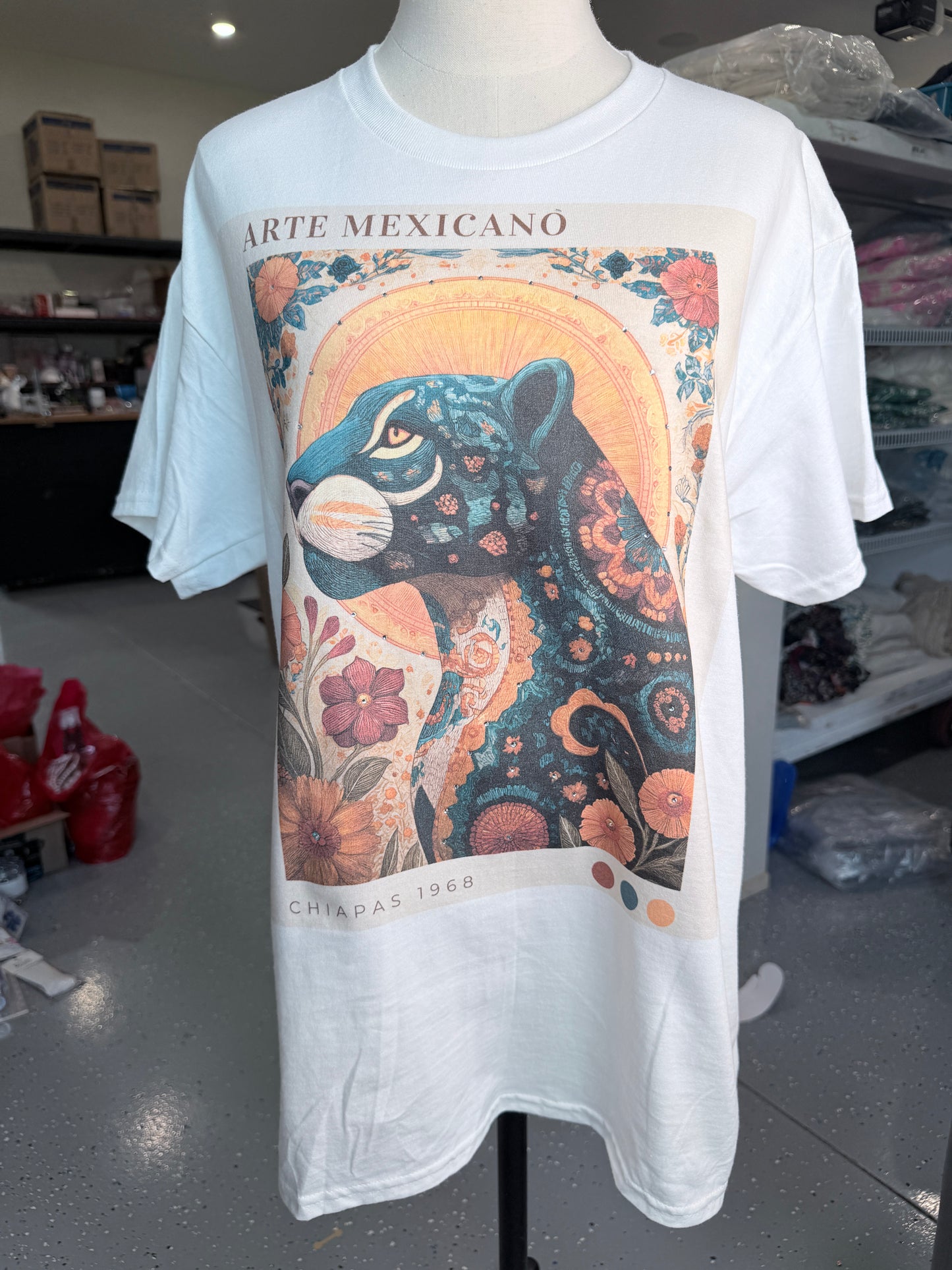 Mexican Jaguar Art T-Shirt- ERR Original *Final Sale*