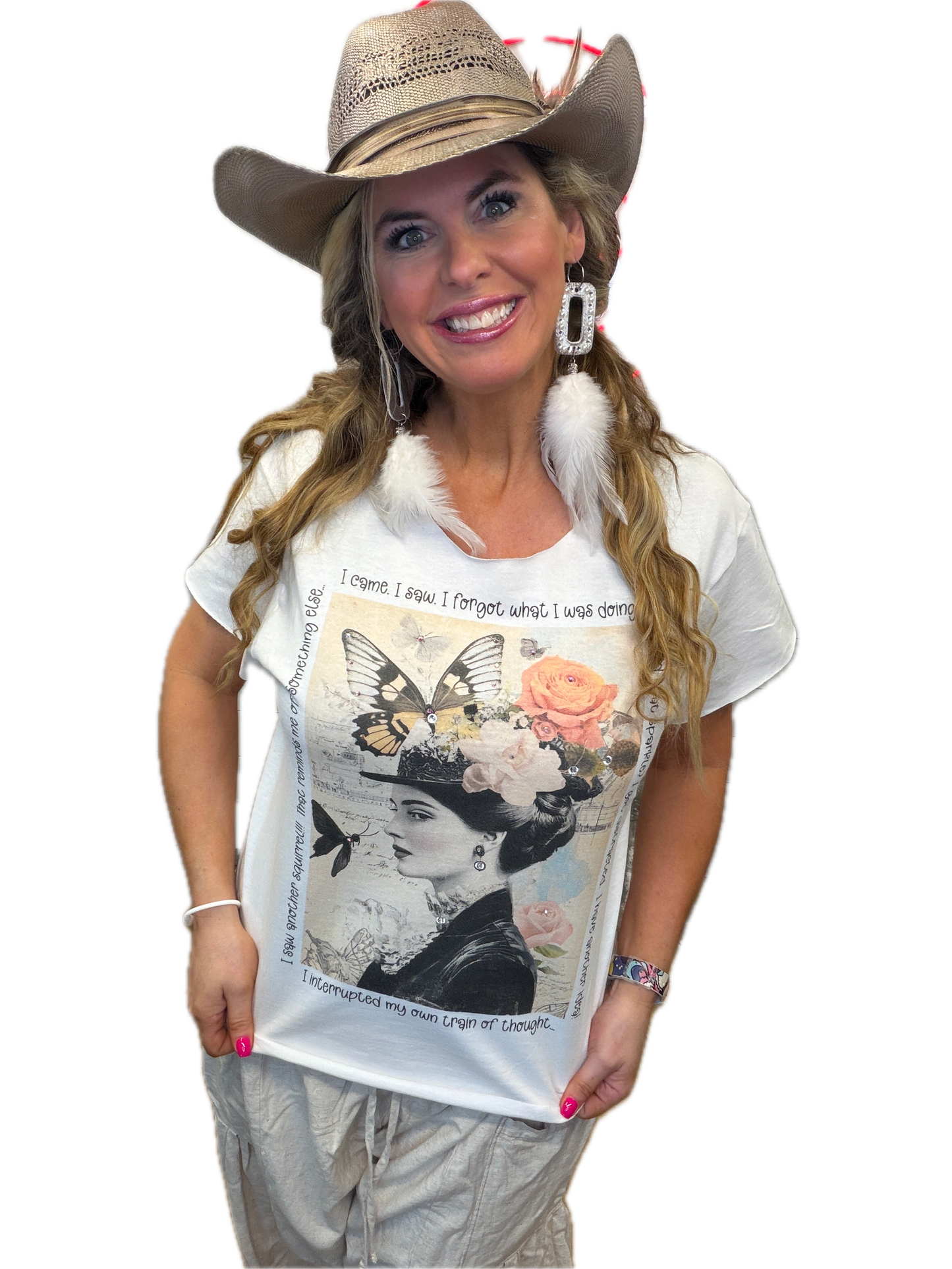 Beautifully Scatterbrained T-Shirt (Christy Cut) (No Bling)