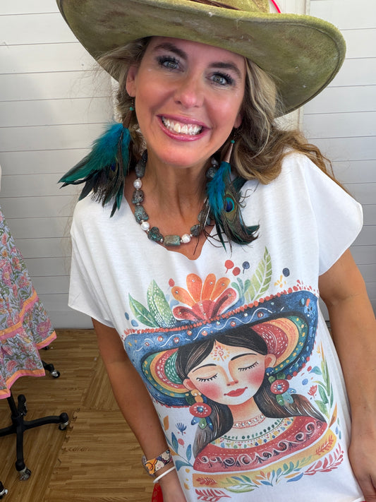 Serene Señorita T-Shirt (Christy Style) - ERR Original *Final Sale*