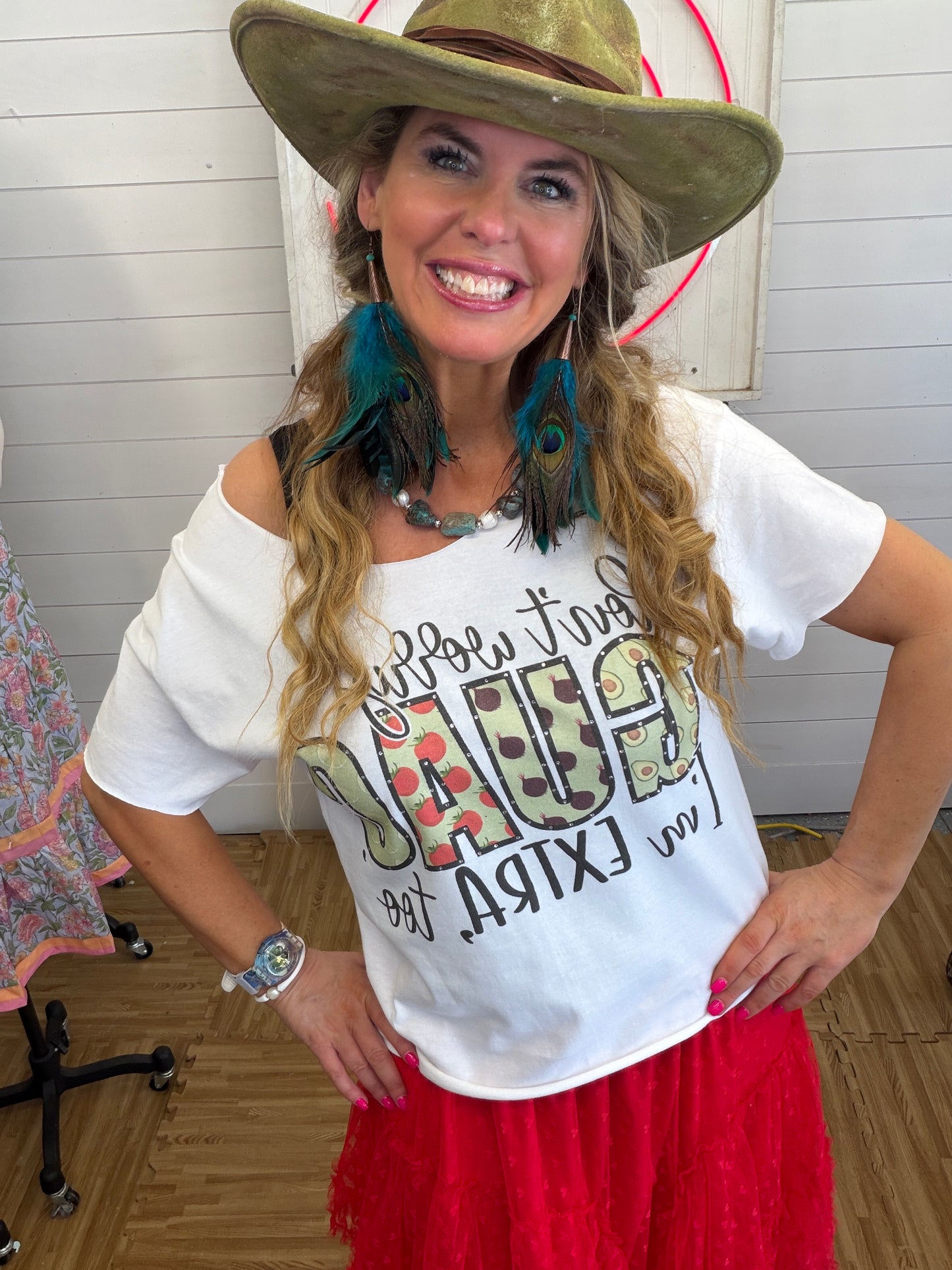 Don’t Worry Guac, I’m Extra Too T-Shirt (Christy Style)- ERR Original *Final Sale*