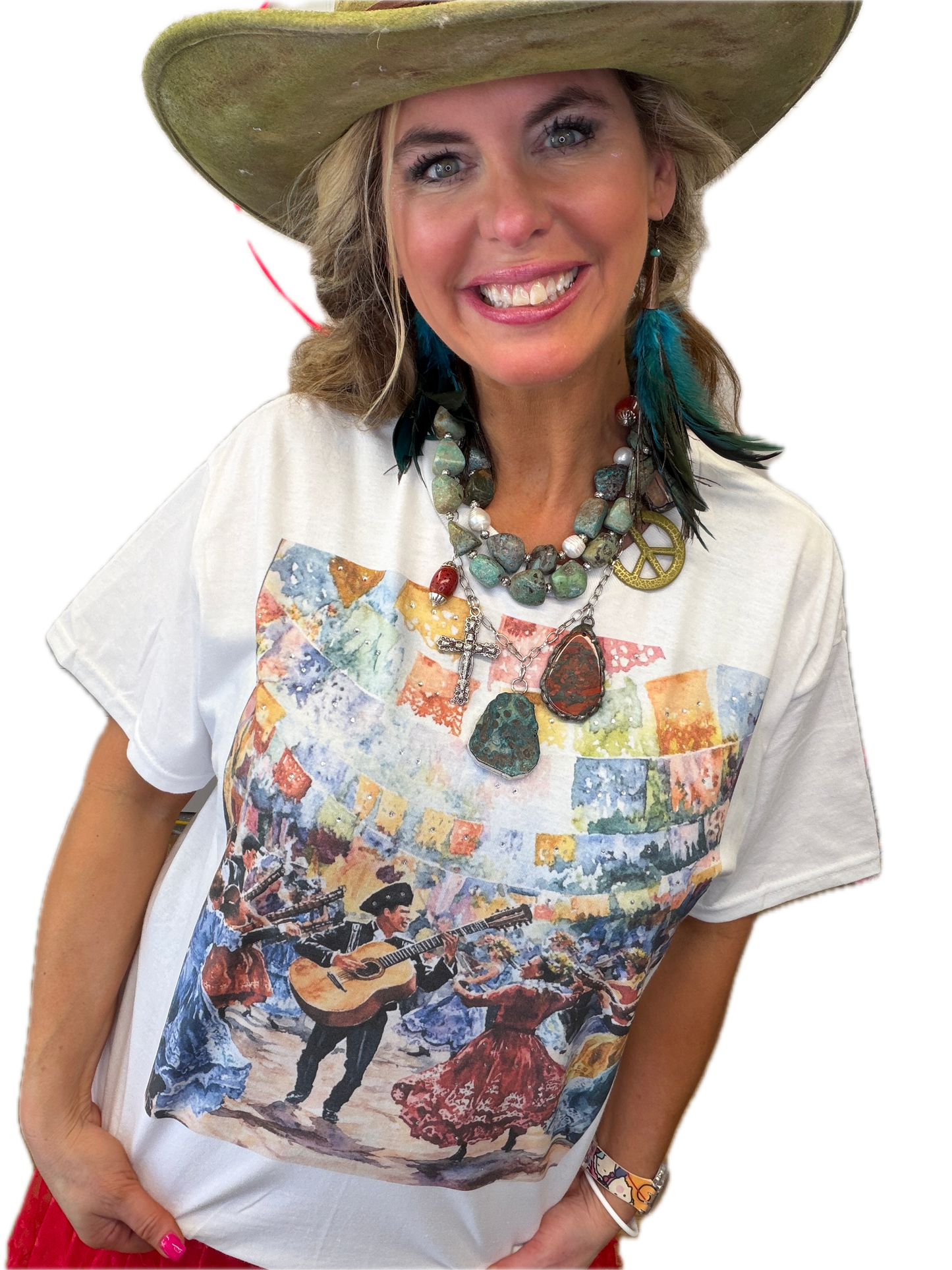 Mariachi Dancing T-Shirt (Christy Style) - ERR Original *Final Sale*