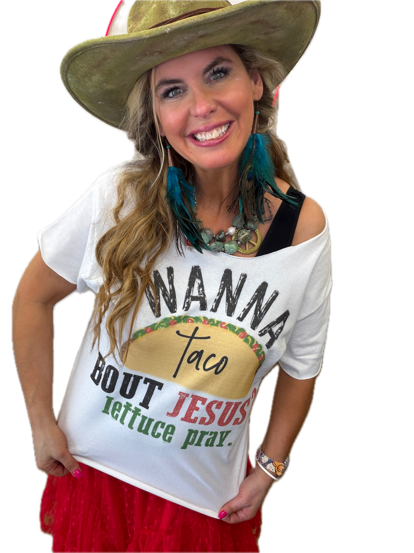 Wanna Taco Bout Jesus? T-Shirt (Christy Style)- ERR Original *Final Sale*