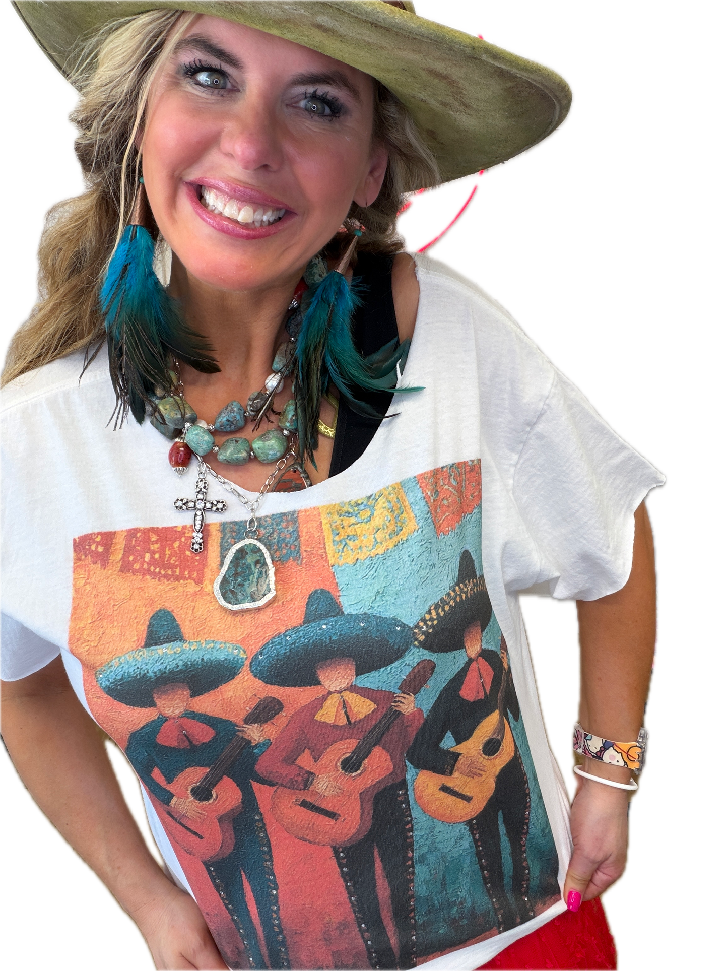 Magical Mariachi Band T-Shirt (Christy Style)- ERR Original *Final Sale*