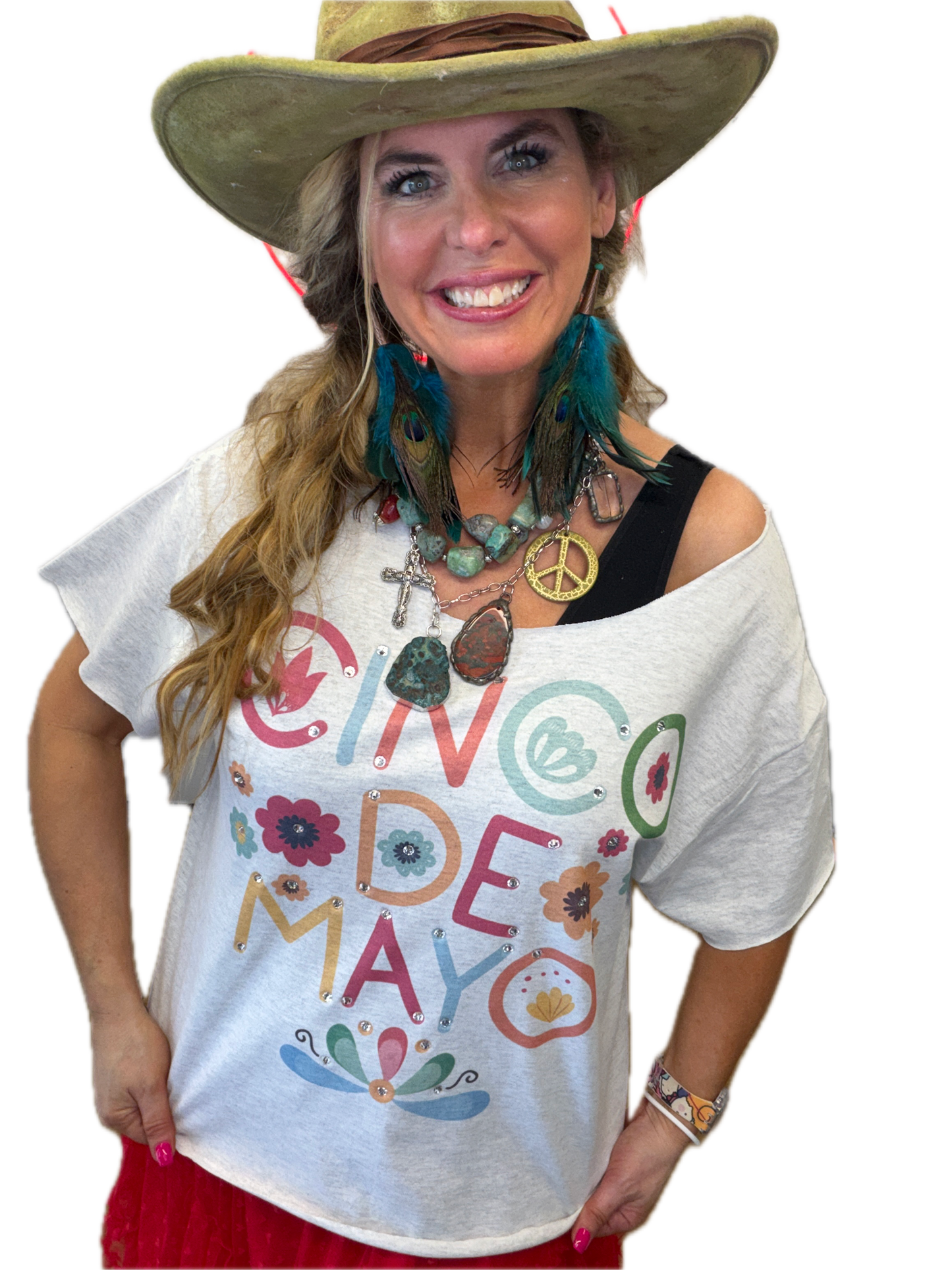 Colorful Cinco De Mayo T-Shirt (Christy Style) - ERR Original *Final Sale*