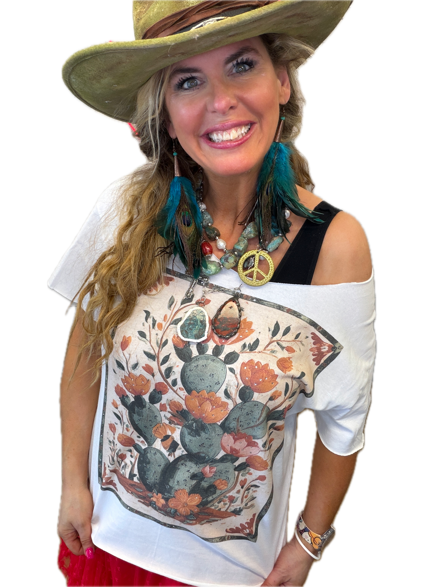 Blooming Cactus T-Shirt (Christy Style)
