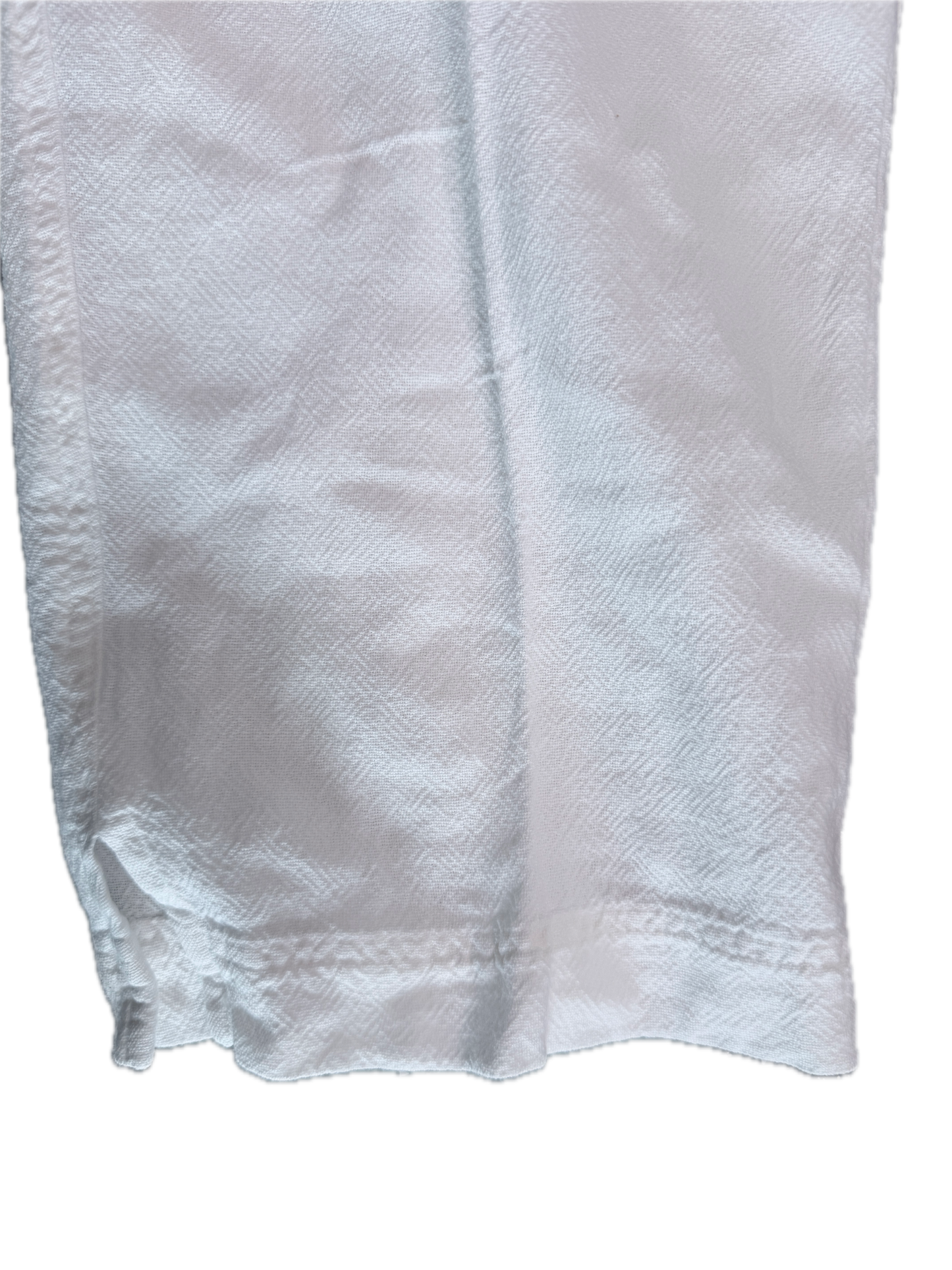 Sea Breeze- Flowy Cotton Pants (White)