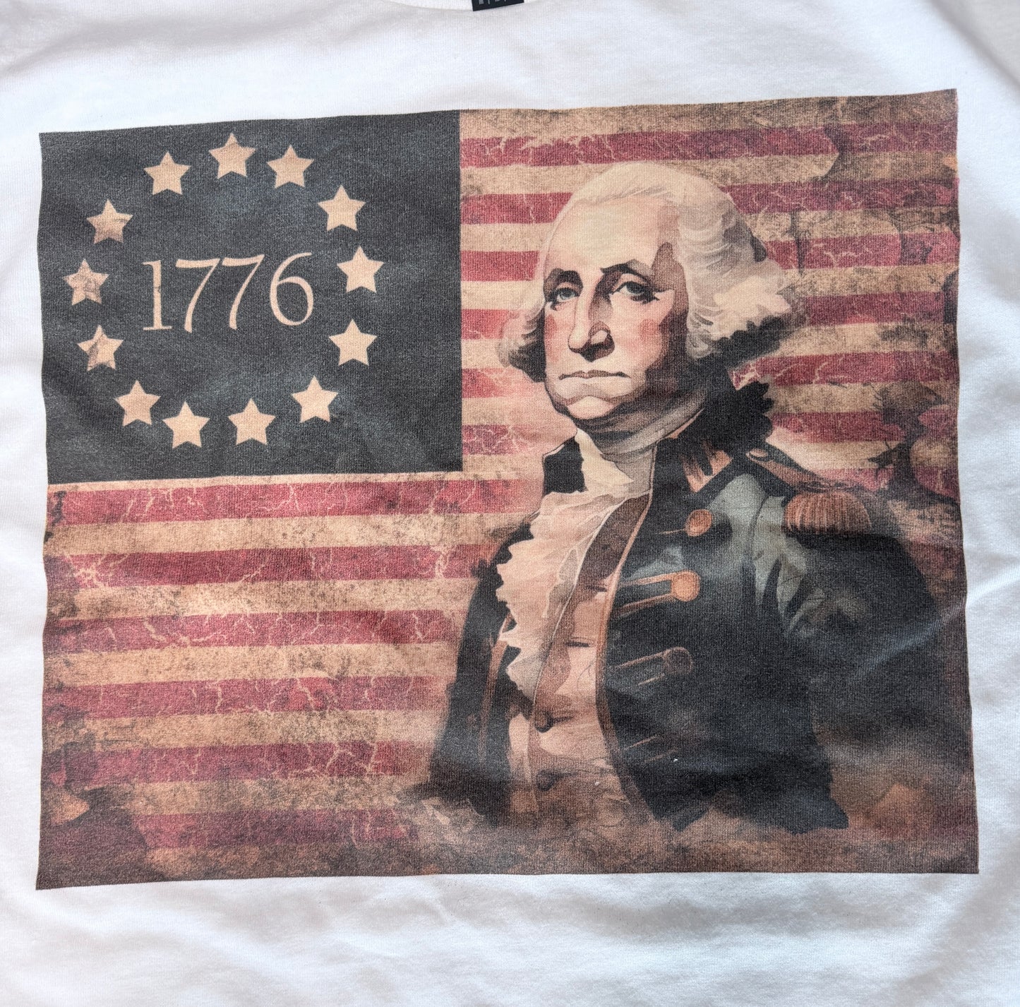 1776 George Washington T-Shirt (Christy Cut) (No Bling)- ERR Original *Final Sale*