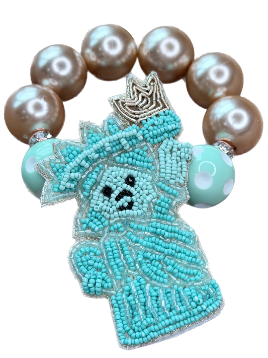 Lady Liberty Beaded Bracelet- ERR ORIGINAL