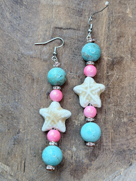 Starfish by the Sea Earrings