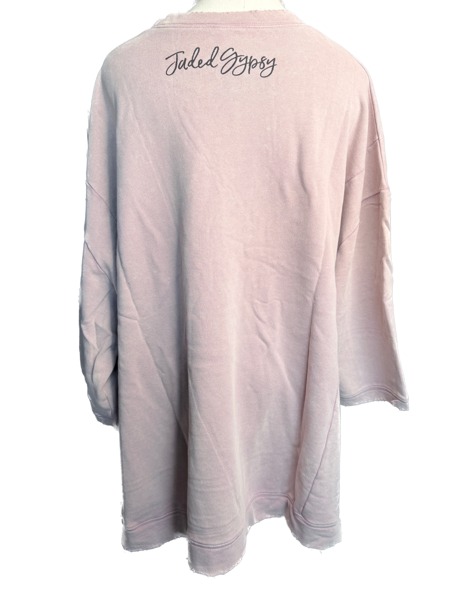 Jaded Gypsy- Dance With The Moon Sweatshirt (Peace Plum) *Final Sale*