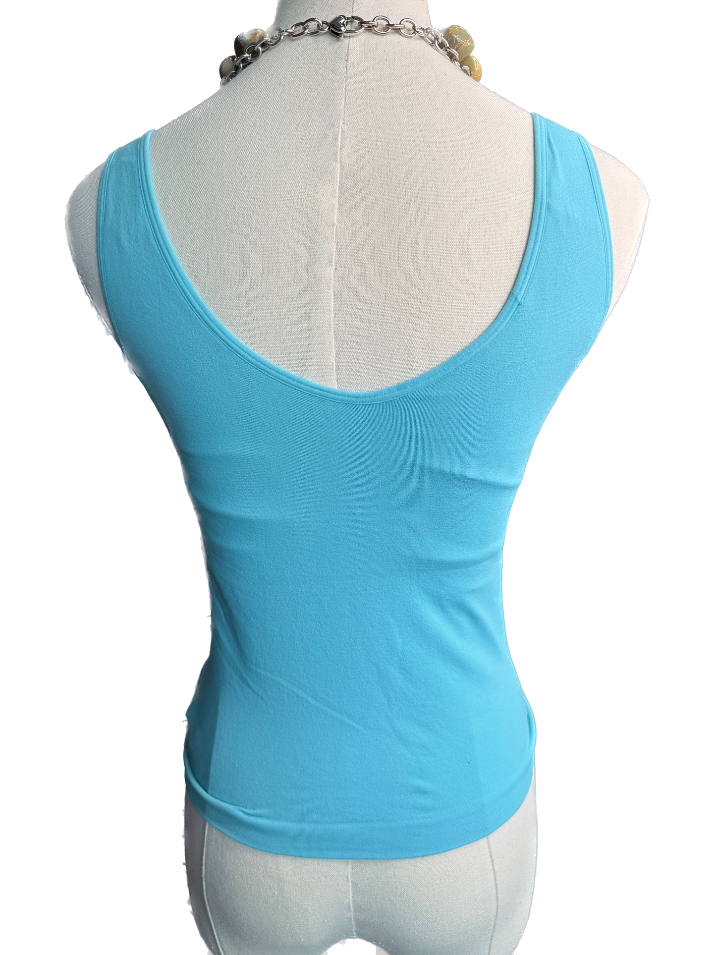 Yelete- Seamless Tank W/ Built In Bra (Seafoam)