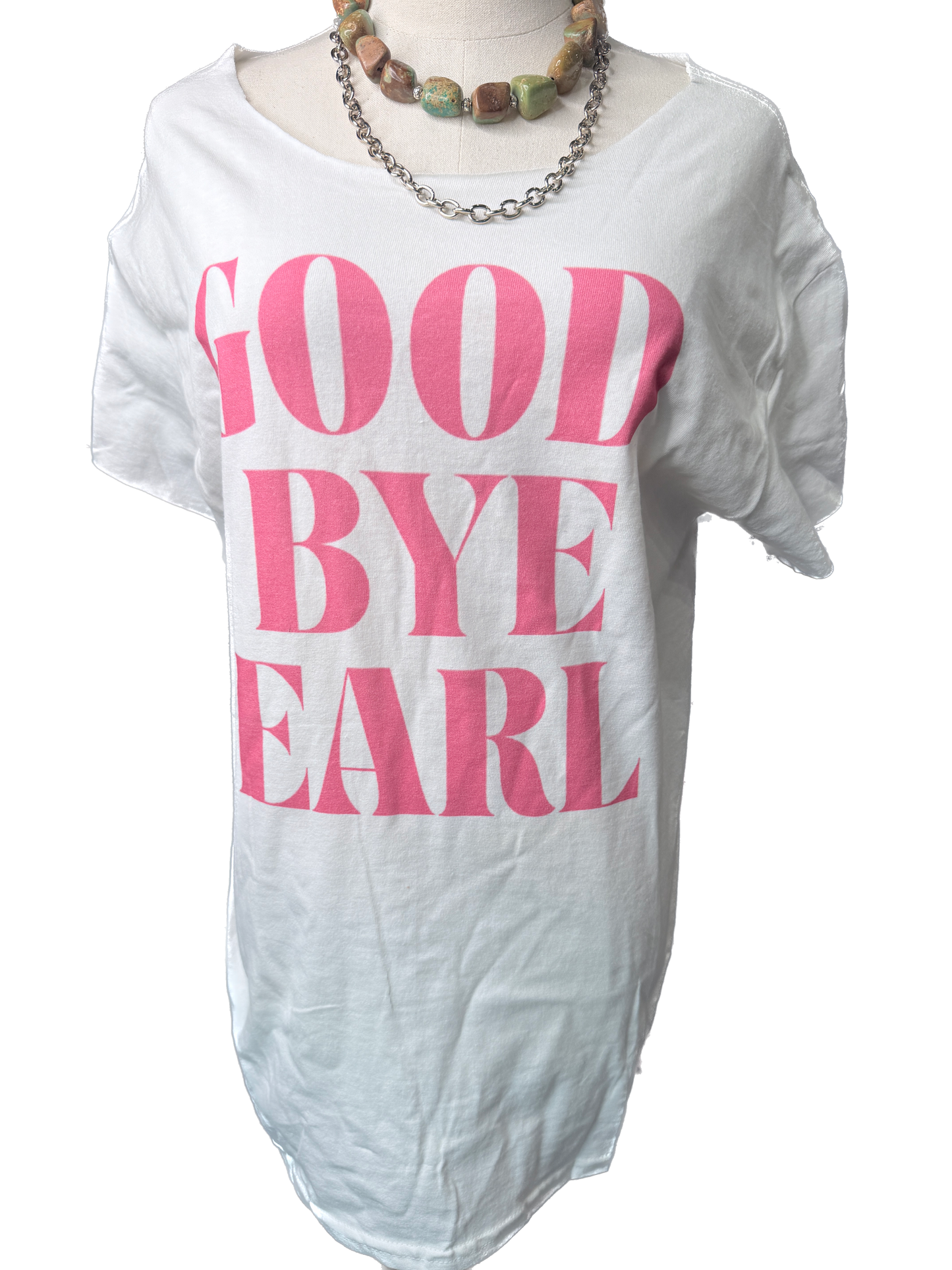 Goodbye Earl T-Shirt (Christy Cut) (No Bling) - Indigo Blue *Final Sale*