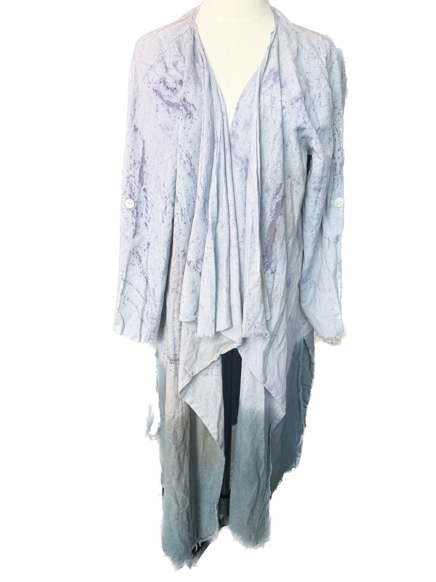 A Rare Bird- Dip Dye Gold Mandala Kimono *Final Sale*
