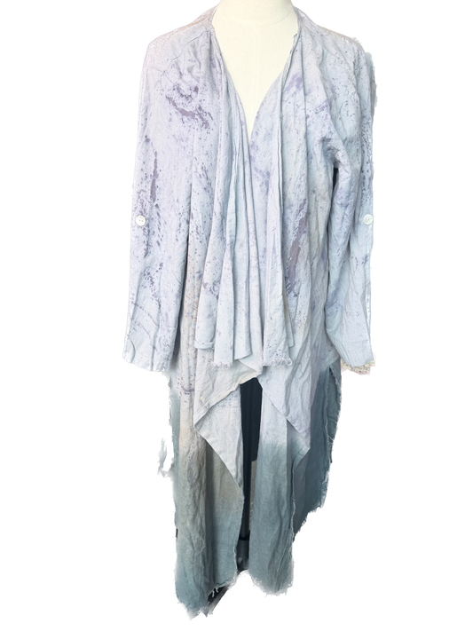 A Rare Bird- Dip Dye Gold Mandala Kimono *Final Sale*