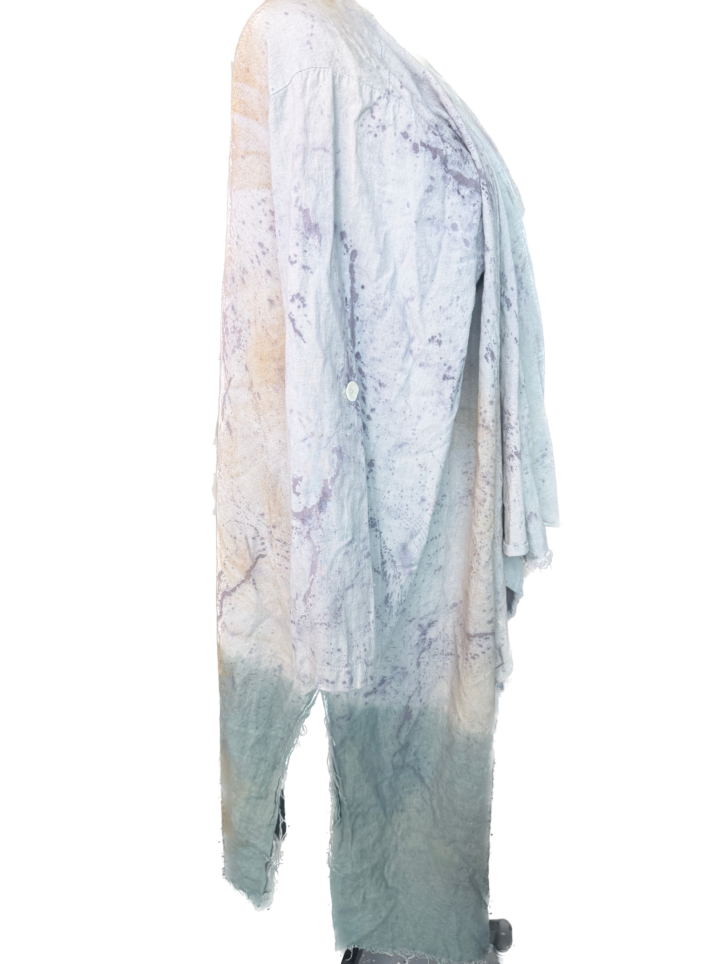 A Rare Bird- Dip Dye Gold Mandala Kimono *Final Sale*
