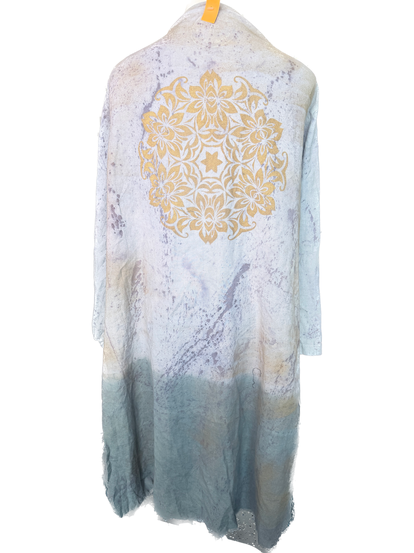 A Rare Bird- Dip Dye Gold Mandala Kimono *Final Sale*