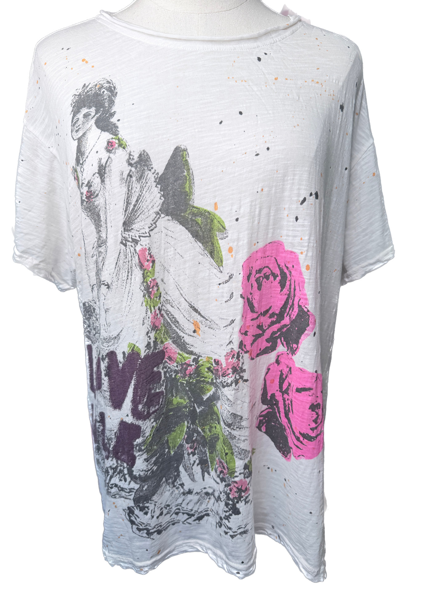 Jaded Gypsy- Worn and Weathered Tee (Love Rule)