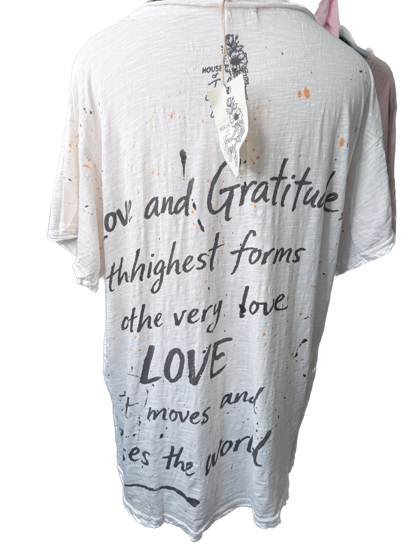 Jaded Gypsy- Worn and Weathered Tee (Love Rule)