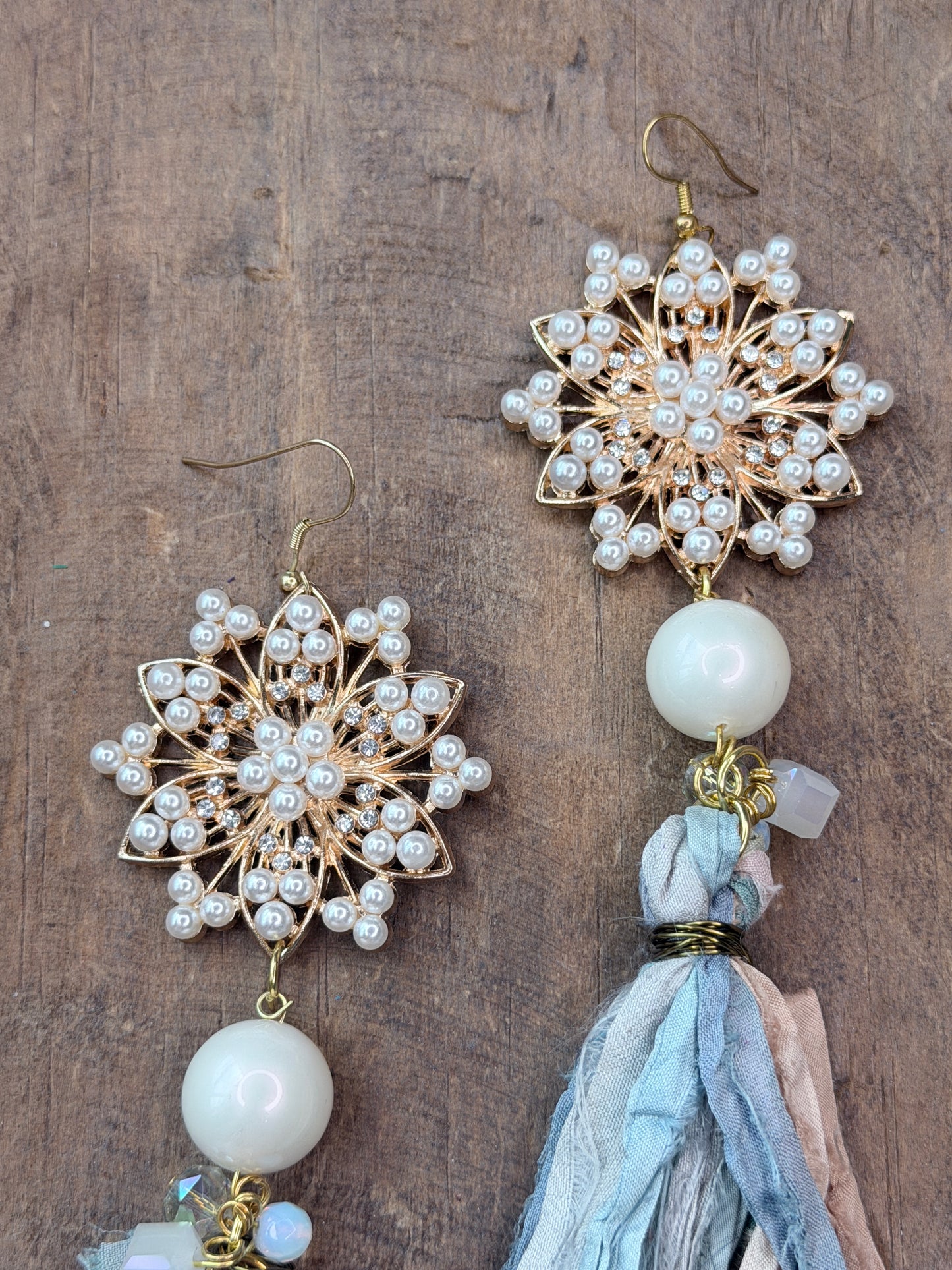 A Rare Bird- Secret Garden Fringe Earrings