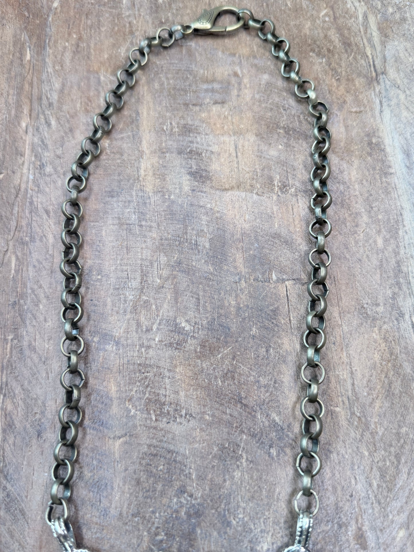 Tibetan Silver Desert Treasure Turquoise Necklace