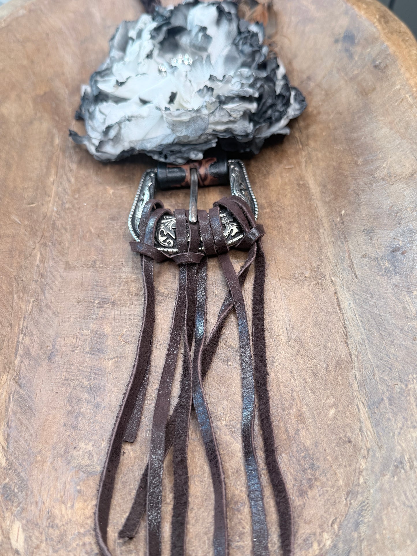 A Rare Bird- Moonlit Prairie Necklace