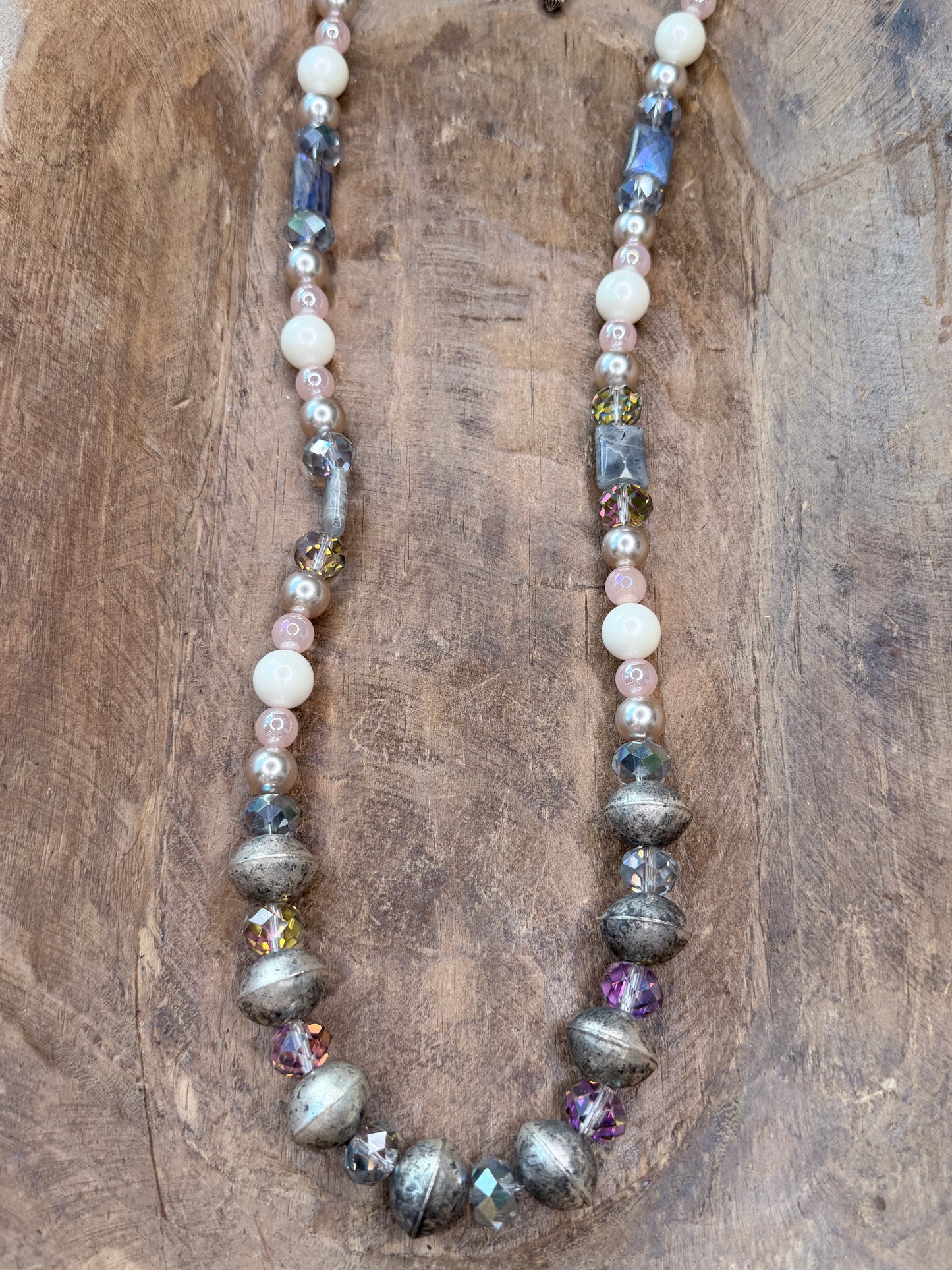 A Rare Bird- Pink Moonbeam Sparkle Necklace