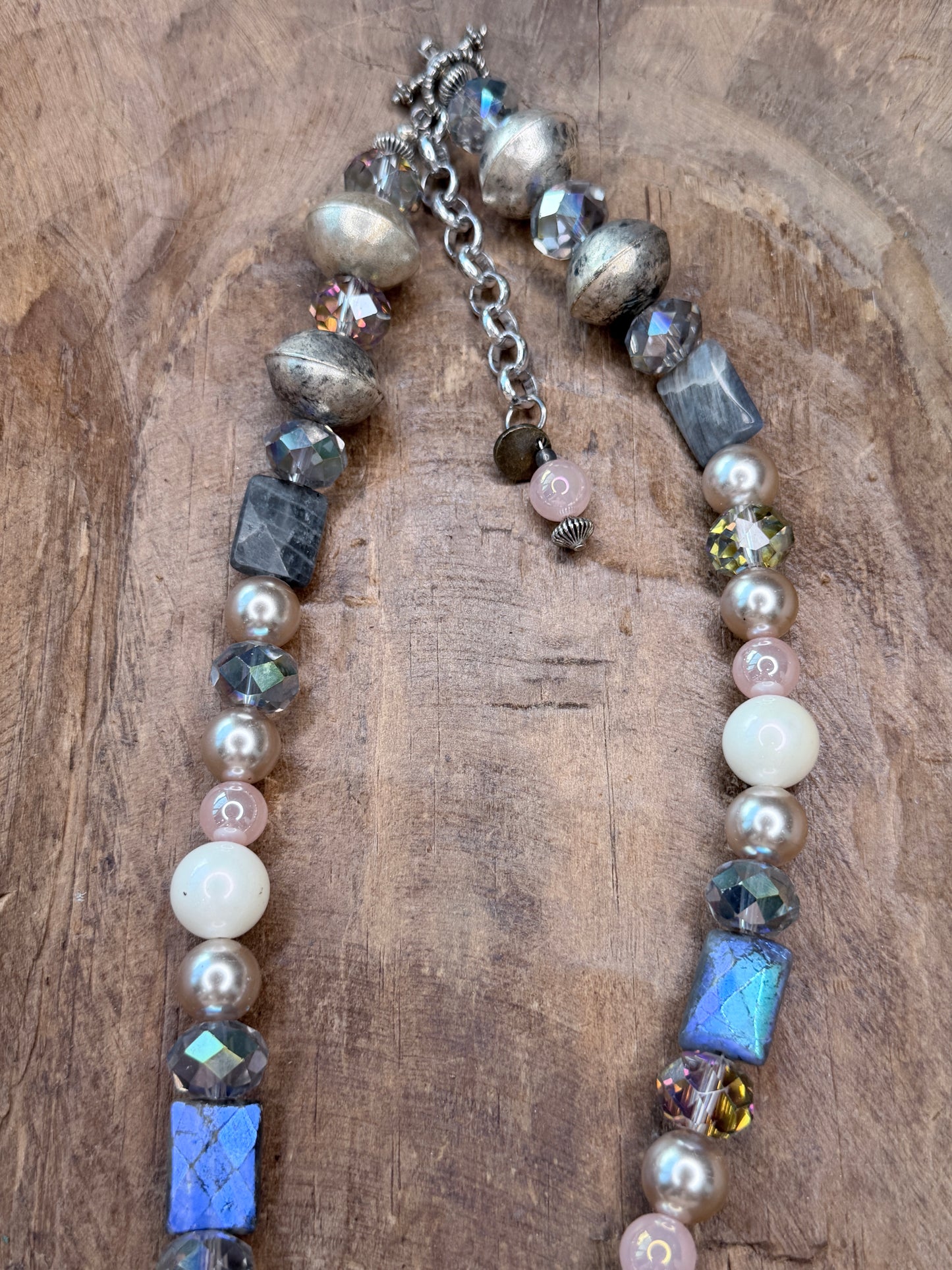 A Rare Bird- Pink Moonbeam Sparkle Necklace