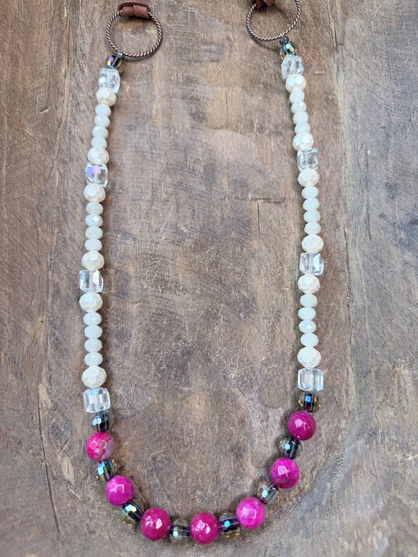 A Rare Bird- Pink Ruby Sparkle Necklace