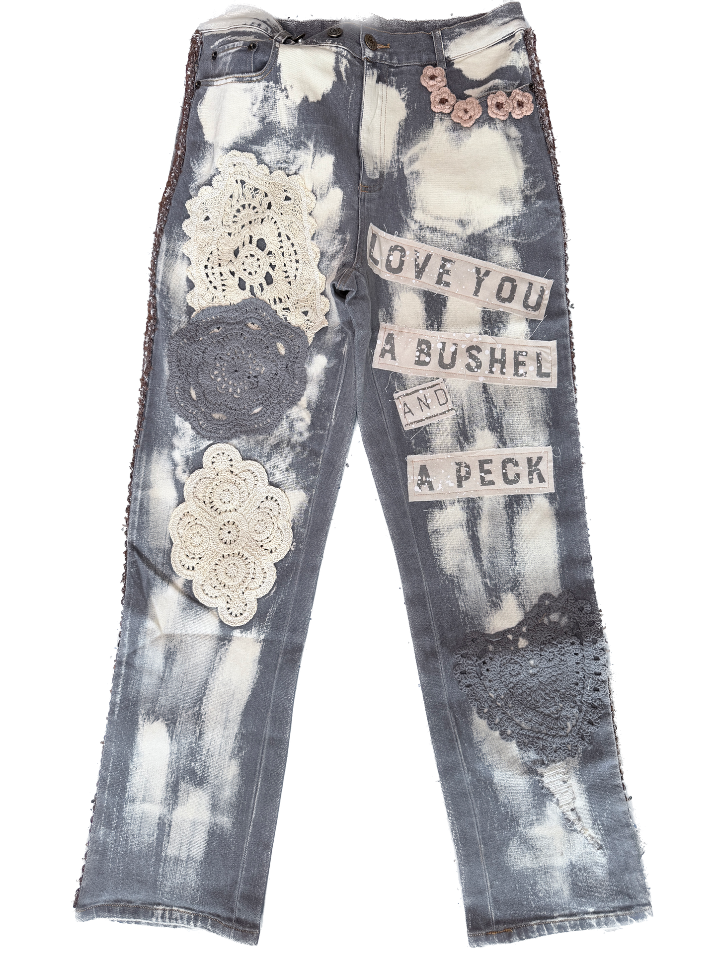 Jaded Gypsy- Heart Full Of Love Jeans (Vintage Black)