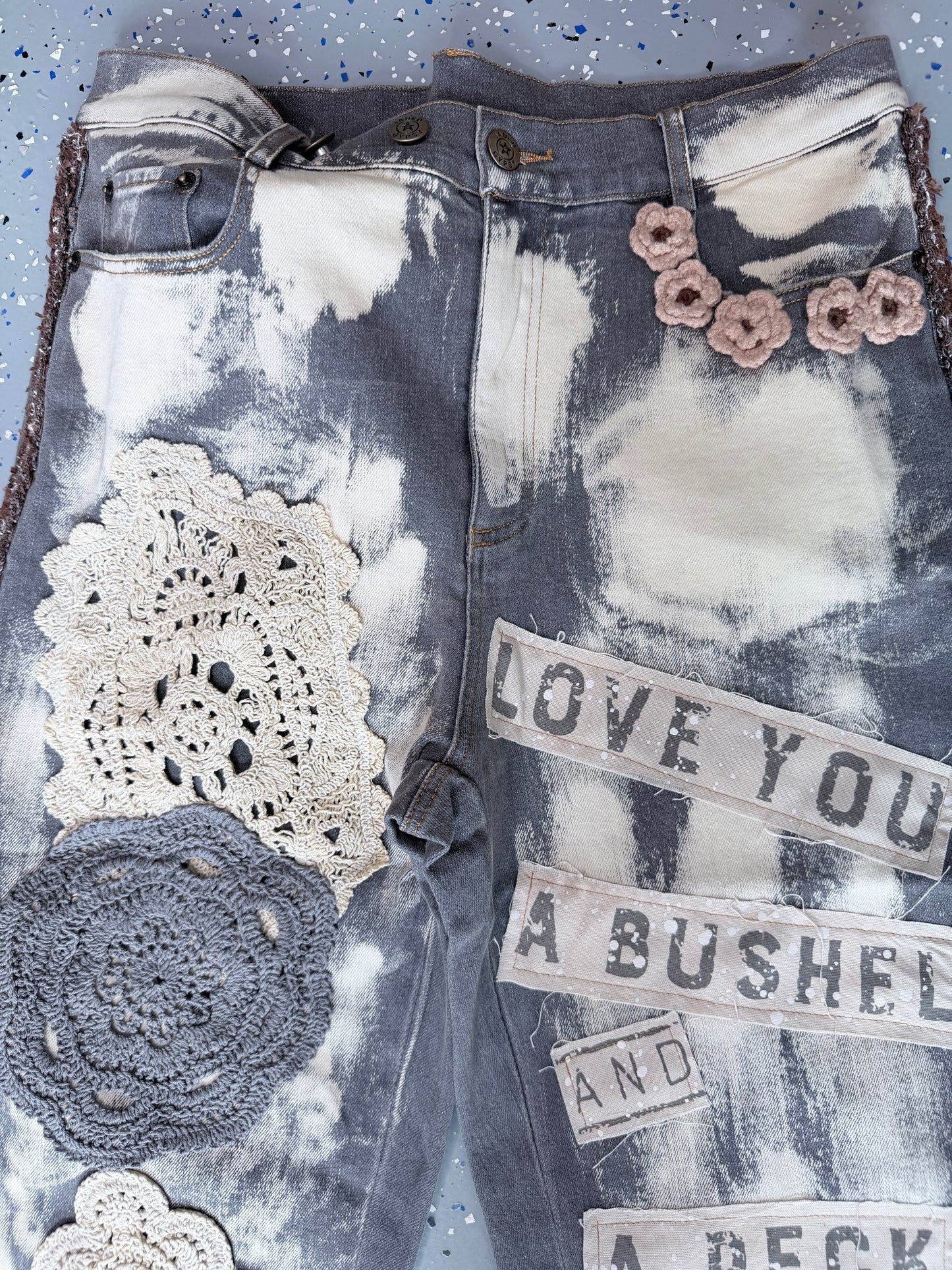 Jaded Gypsy- Heart Full Of Love Jeans (Vintage Black)