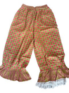 I Love Linen- Polka Dot Party Pants (Fuchsia) *Final Sale*