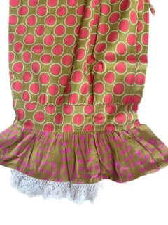 I Love Linen- Polka Dot Party Pants (Fuchsia) *Final Sale*