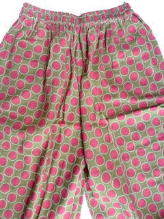 I Love Linen- Polka Dot Party Pants (Fuchsia) *Final Sale*