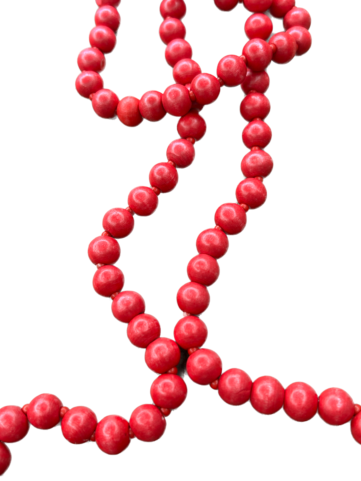 Red Beaded Phone Strap