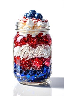 Mason Jar Blueberry Cake T-Shirt  (No Bling) - ERR Original *Final Sale*