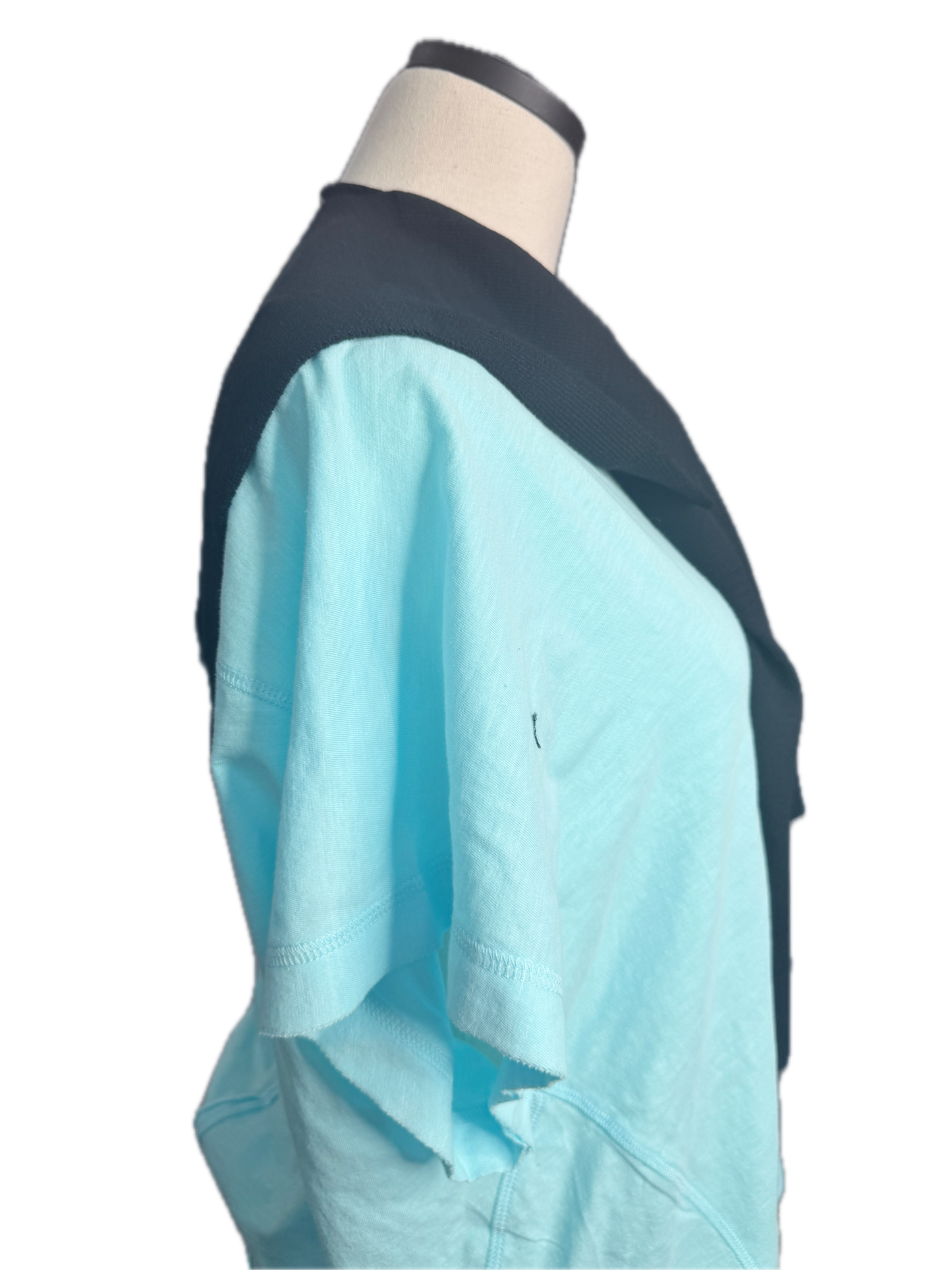 Preppy Mock Sweater Wrap (Black)