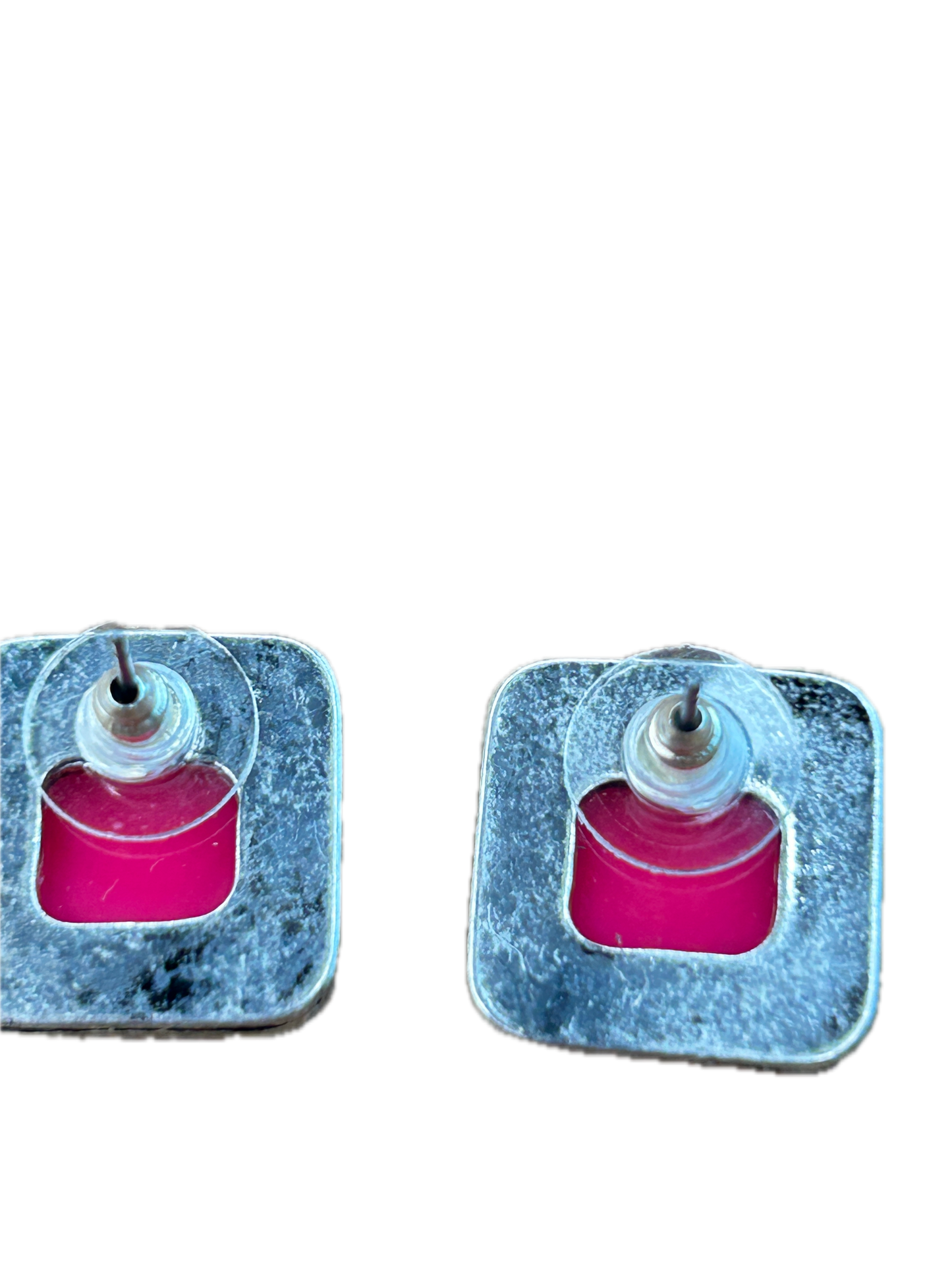 Pink Dice Earrings