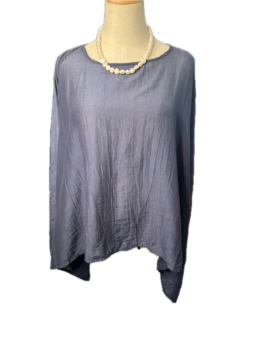 Paper Lace- Sun-kissed Cotton Overlay (Navy) Overlay (Final Sale)
