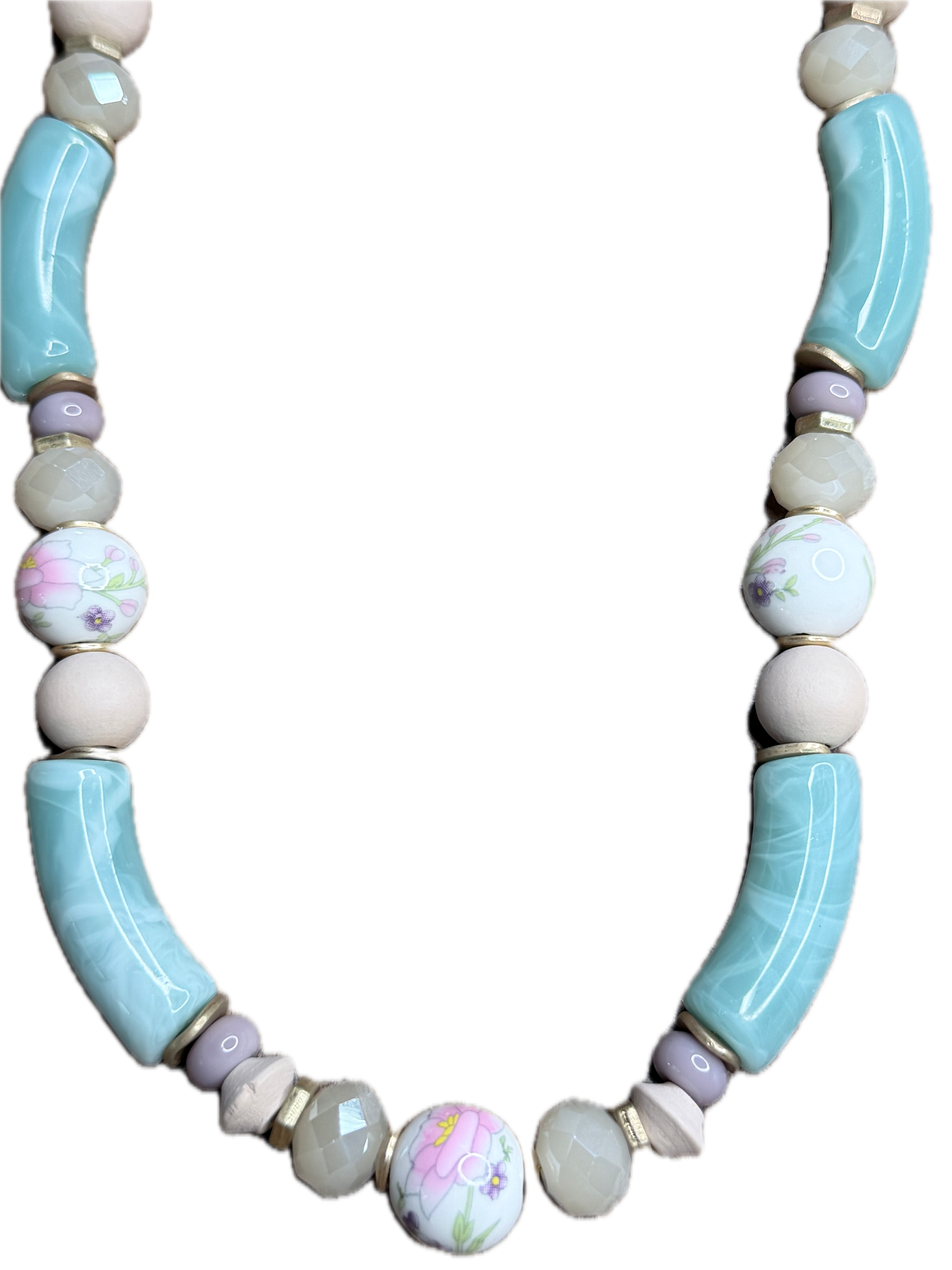 Garden Party Beaded Necklace