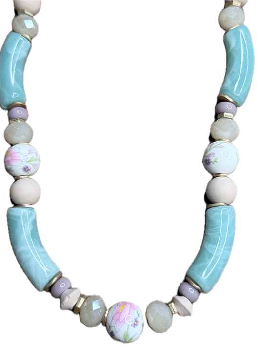 Garden Party Beaded Necklace