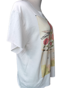 Don't Worry Trust Him T-Shirt (Side Wing) - Indigo Blue *Final Sale*