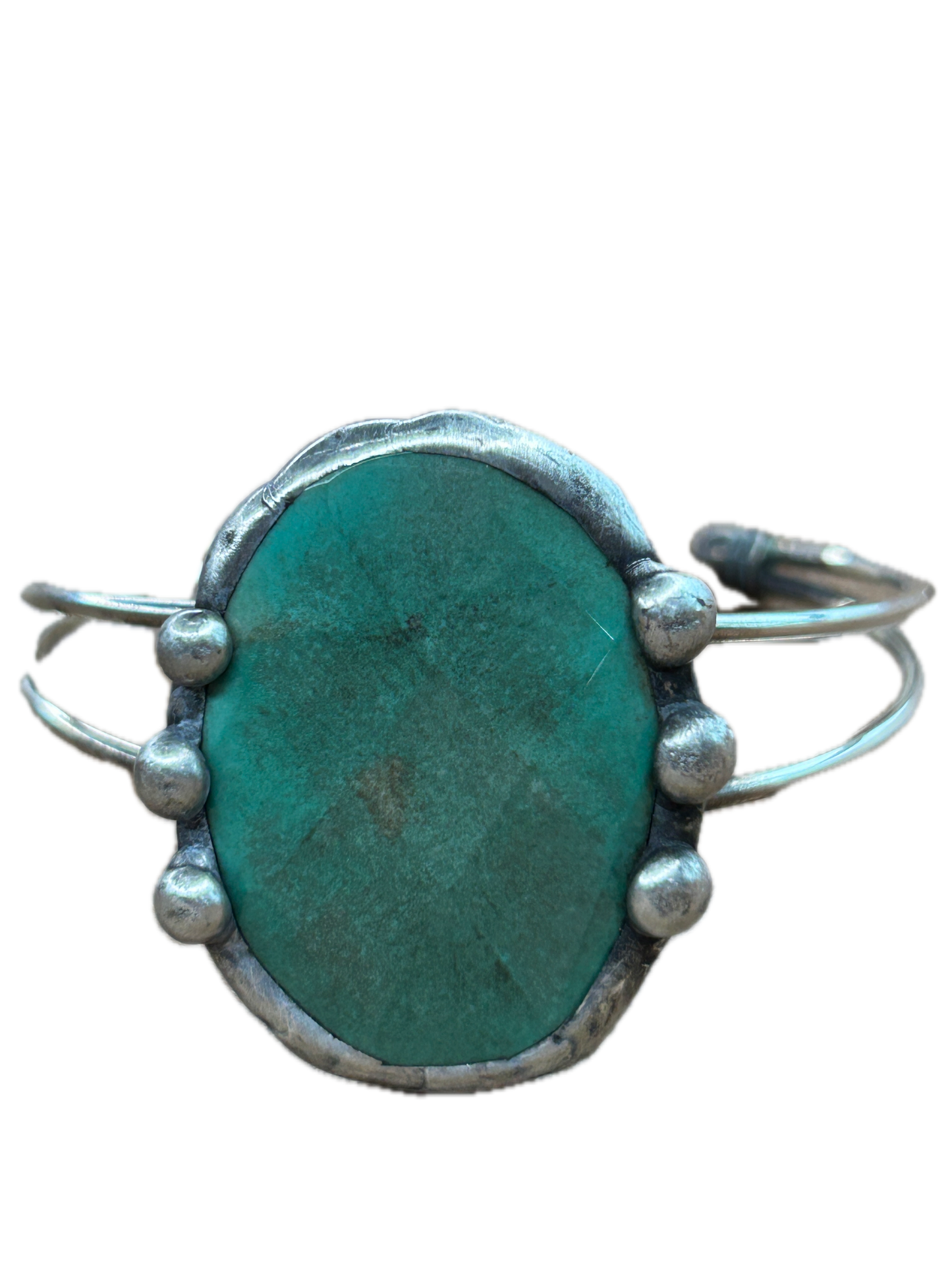 Art By Amy- Soldered Dark Green Cuff