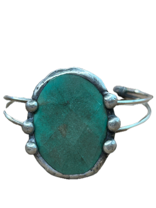 Art By Amy- Soldered Dark Green Cuff
